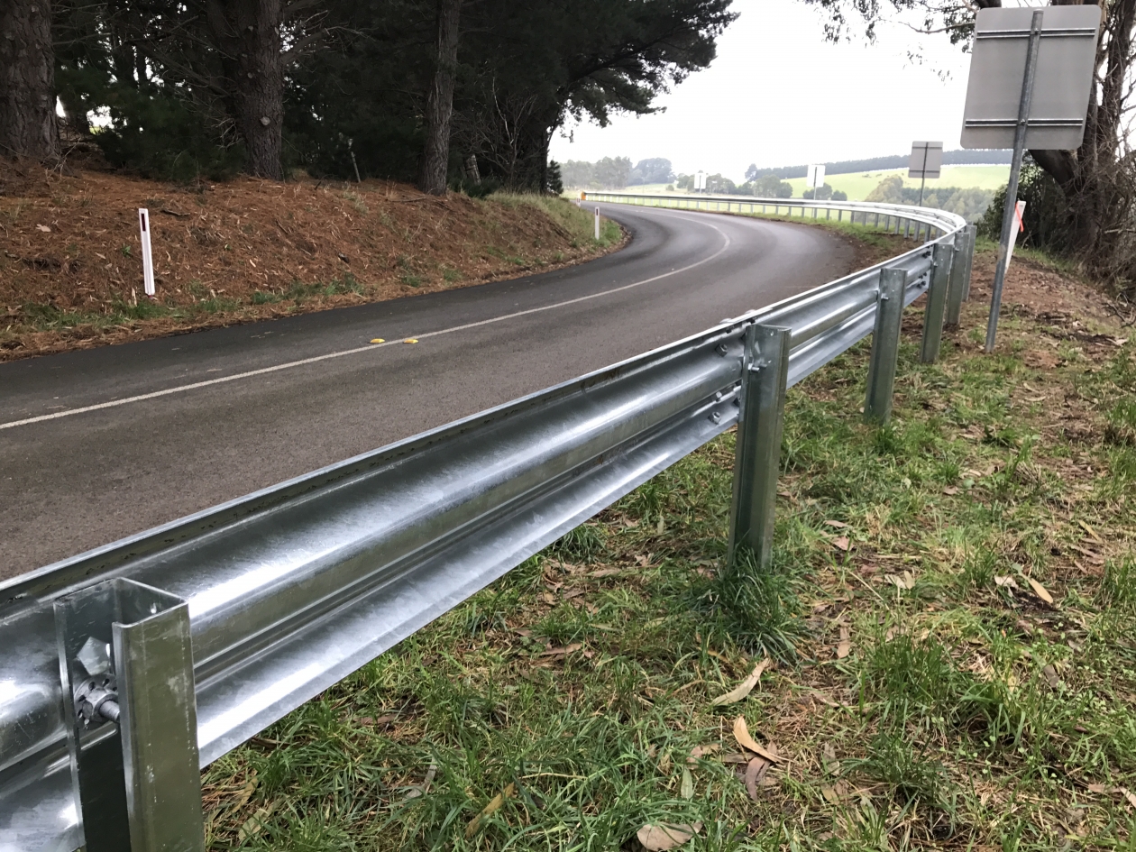 W Beam Guardrail System - ACP Road Barriers and Guardrails